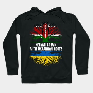 Kenyan Grown with Ukrainian Roots Flag Hoodie